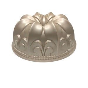 Nordic Ware Fleur De Lis Bundt Cake Pan Mold Art Deco Gatsby 53248 Cast Aluminum